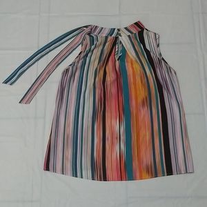 MOLLY BRACKEN top shirt women's rainbow Sz M